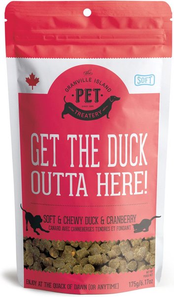 The Granville Island Pet Treatery Get the Duck Outta Here Soft Chew Treats, 6.17-oz bag  slide 1 of 3