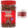 Fera Pet Organics Cardiac Support Salmon Flavor Dog & Cat Supplement + Milk-Bone Soft & Chewy Beef & Filet Mignon Dog Treats