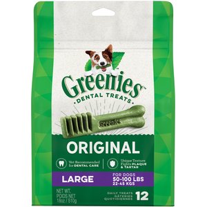 Greenies Large Dental Dog Treats, 12 count