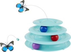 Starter Kit - Frisco Butterfly Cat Tracks Cat Toy, Blue + 4 other items slide 2 of 9