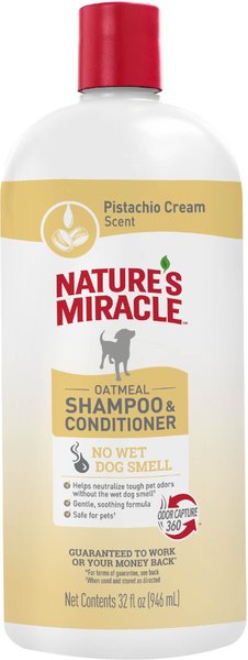 Nature's Miracle Oatmeal Dog Shampoo, 32-oz bottle slide 1 of 10