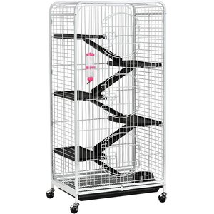 Yaheetech 52-in Small Animal Pet Cage, White