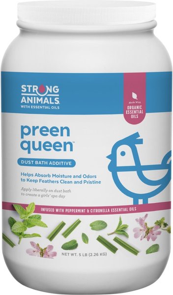 Strong Animals Preen Queen Poultry Bath Additive, 5-lb jar  slide 1 of 3