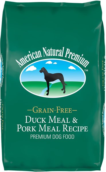 American Natural Premium Grain-Free Duck Meal & Pork Meal Recipe Dry Dog Food, 26-lb bag slide 1 of 4