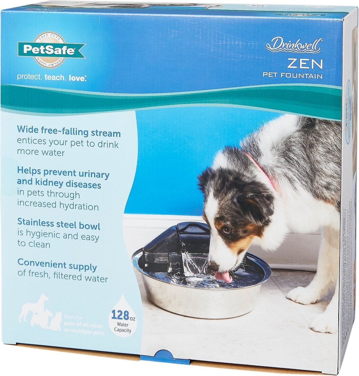 Petsafe drinkwell zen steel 2024 fountain