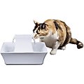 PetSafe Drinkwell Pagoda Ceramic Dog & Cat Fountain, White, 70-oz