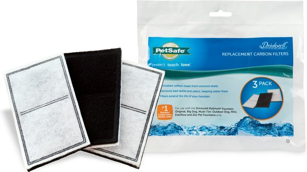 PetSafe Drinkwell Carbon Replacement Filters, 3 count slide 1 of 6
