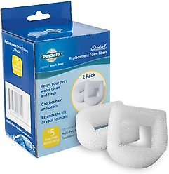 PetSafe Drinkwell Foam Replacement Filters, 2 count