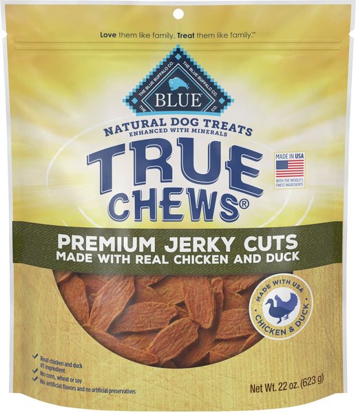 Blue Buffalo True Chews Premium Jerky Cuts Natural Chicken & Duck Dog Treats