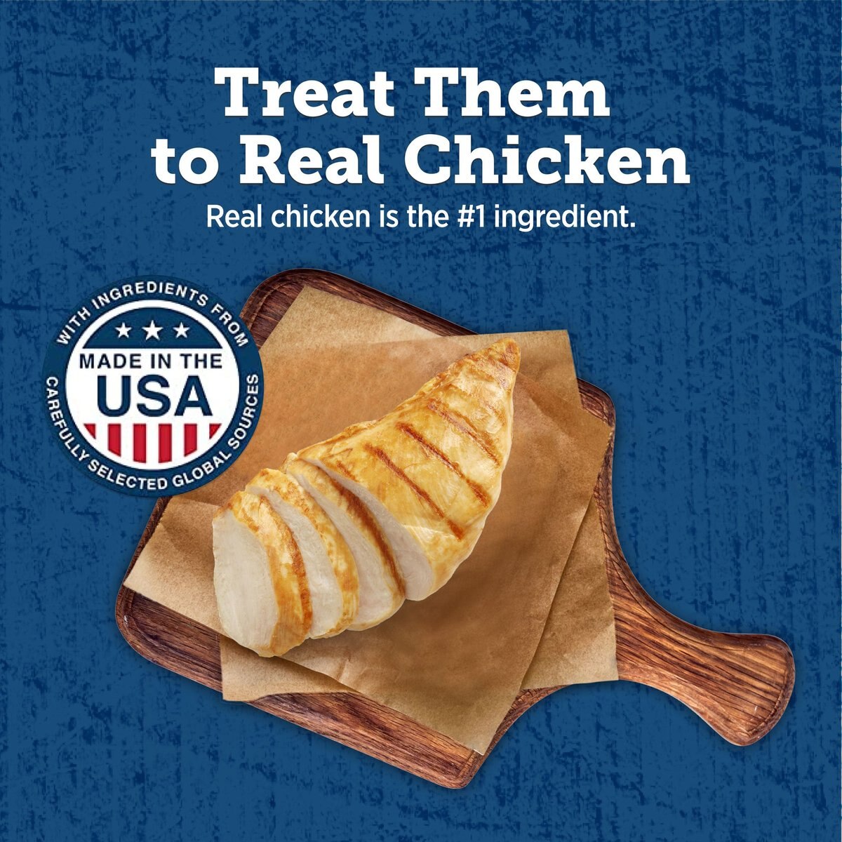 BLUE BUFFALO True Chews Natural Chicken & Apple Sausage Dog Treats, 12oz bag