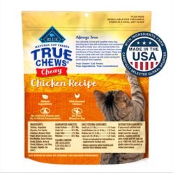 Blue Buffalo True Chews Natural Chewy Chicken Cat Treats, 3-oz bag slide 2 of 9