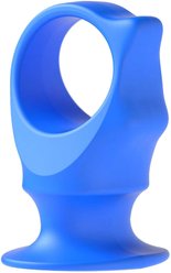 Paw Ready BrushMate Biteblock Dog Teeth Cleaning Aid, Blue, Medium