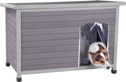 Aivituvin Insulated Wooden Dog House, Large