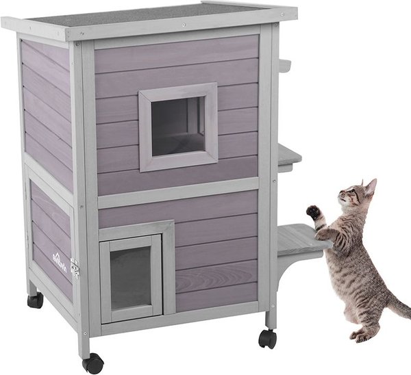 Discontinued - Aivituvin Weather-resistant Outdoor Cat House - Chewy.com