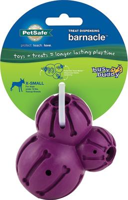 Show full view: PetSafe Busy Buddy Barnacle Dog Toy, X-Small slide 3 of 7