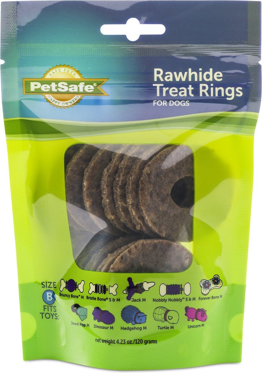 busy buddy rawhide rings