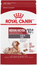 Royal Canin Size Health Nutrition Medium Aging 10+ Dry Dog Food, 30-lb bag