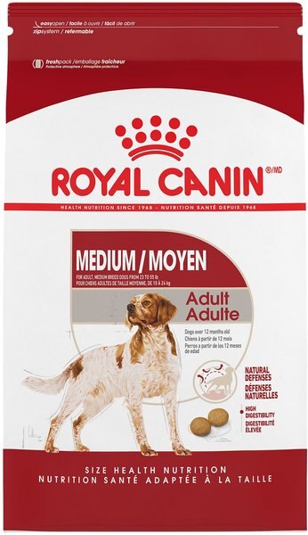 Royal Canin Size Health Nutrition Medium Adult Dry Dog Food, 30-lb bag slide 1 of 11