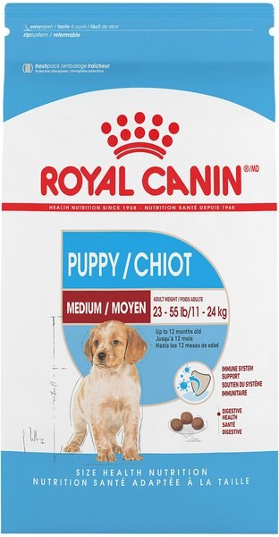 Royal Canin Medium Puppy Dry Dog Food, 30-lb bag slide 1 of 8