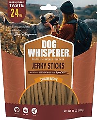 Dog Whisperer Chicken Flavored Jerky Dog Treats, 24-oz bag