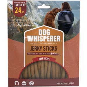 Dog Whisperer Beef Flavored Sticks Jerky Dog Treats, 24-oz bag