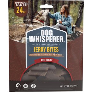 Dog Whisperer Beef Flavored Bites Jerky Dog Treats, 24-oz bag
