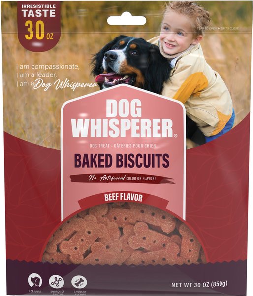 Out of Stock DOG WHISPERER Baked Biscuits Beef Flavored Crunchy Dog