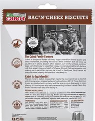 Cabot Bac'n Cheez Bacon & Cheese Flavored Crunchy Dog Treats, 10-oz bag slide 2 of 5