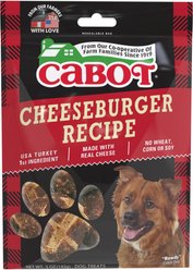 Cabot Cheeseburger Flavored Crunchy Dog Treats, 5-oz bag