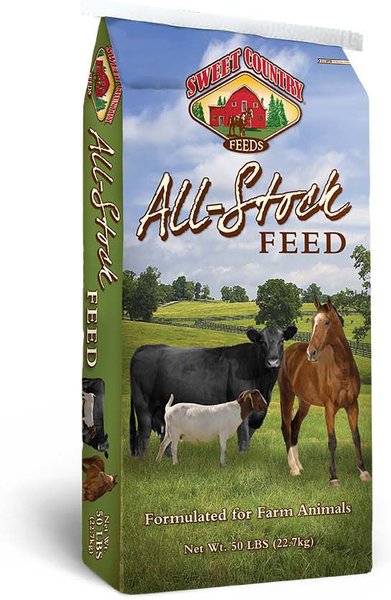 SWEET COUNTRY FEEDS 16% All Stock Pellet Farm & Horse Feed, 50-lb bag ...