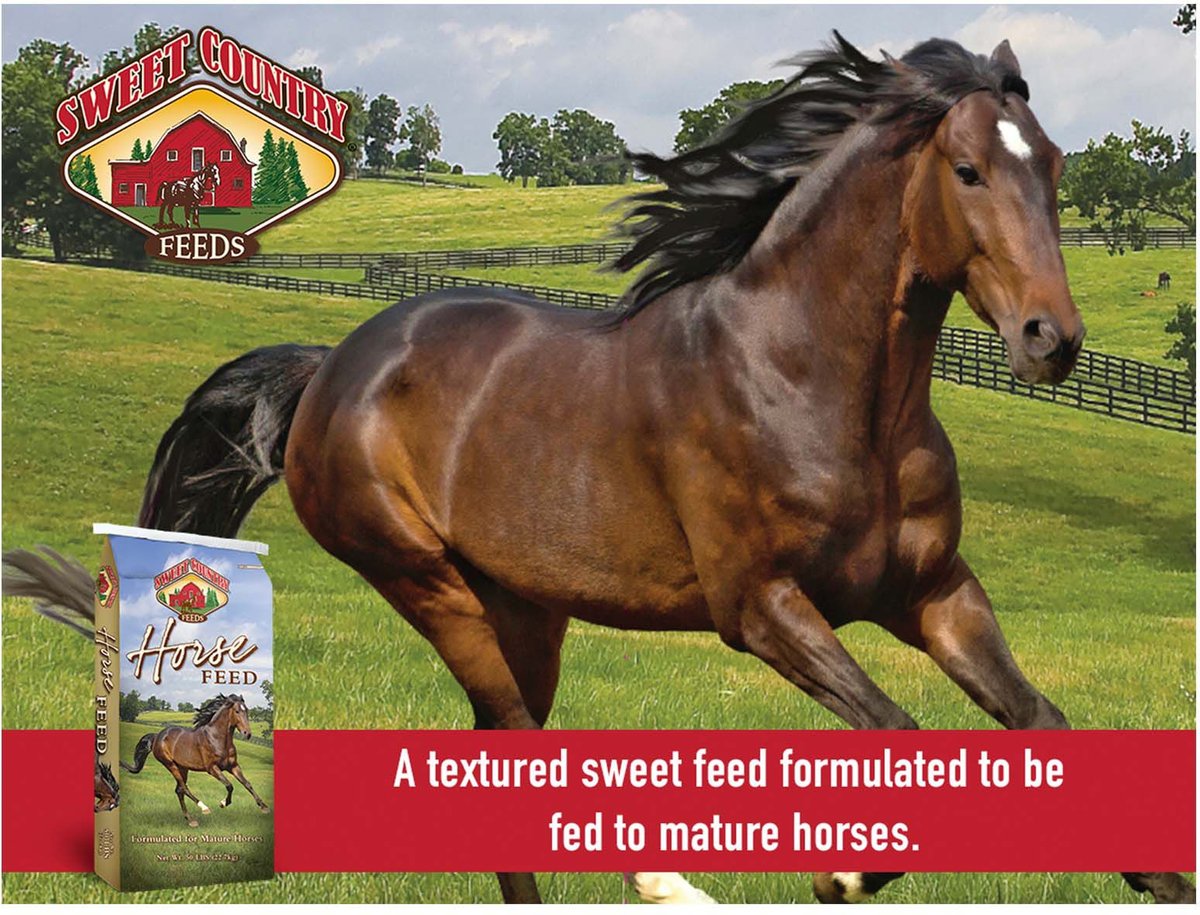 SWEET COUNTRY FEEDS 12 Pleasure Horse Textured Sweet Feed, 50lb bag