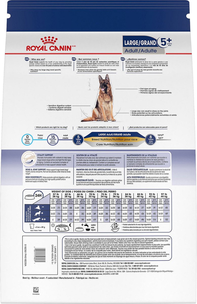 Royal Canin Size Health Nutrition Large Adult 5+ Dry Dog Food