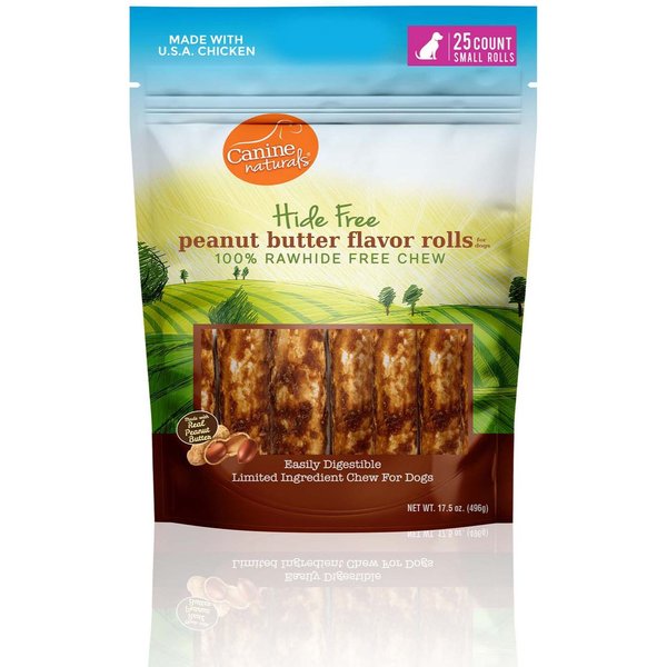 Sitka Farms 5-6-in Cheek Roll Chicken Wrapped Dog Natural Chew Treat, 10 count