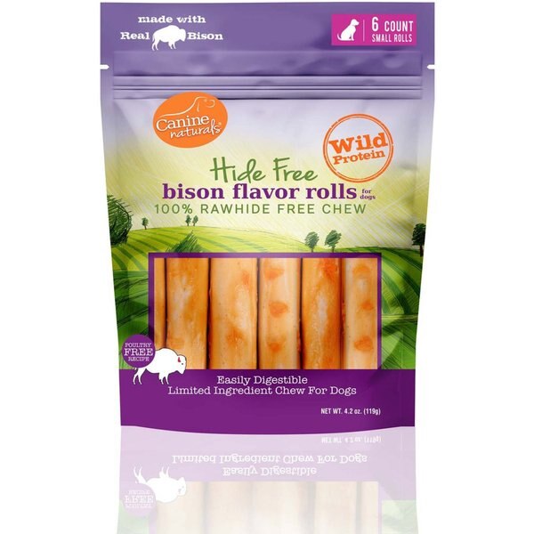 SNACK 21 TREATS Wild Pacific Salmon Skin Rolls Dog Treats, 6 count