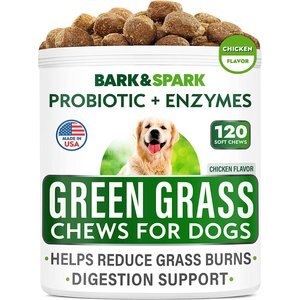 Bark&Spark Grass Treatment for Dog Urine Supplement, 120 count