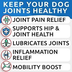 Bark&Spark Glucosamine Hip & Joint Chews for Dogs with Chondroiting, MSM, Omega, 120 count slide 2 of 7