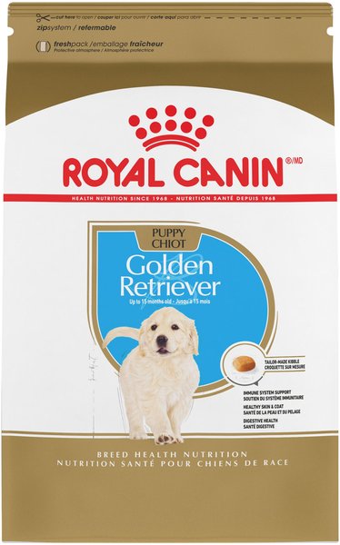 Royal Canin Breed Health Nutrition Golden Retriever Puppy Dry Dog Food, 30-lb bag slide 1 of 8