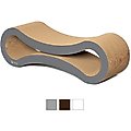 PetFusion Ultimate Cat Scratcher Lounge Toy with Catnip, Slate Gray