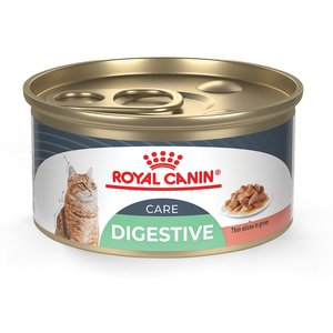 Royal Canin Feline Care Nutrition Digest Sensitive Thin Slices in Gravy Canned Cat Food, 3-oz, case of 24