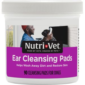 Nutri-Vet Ear Cleansing Dog Pads, 90 count