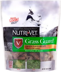 Nutri-Vet Grass Guard Chicken Flavor Biscuits Dog Treats, 19.5-oz bag