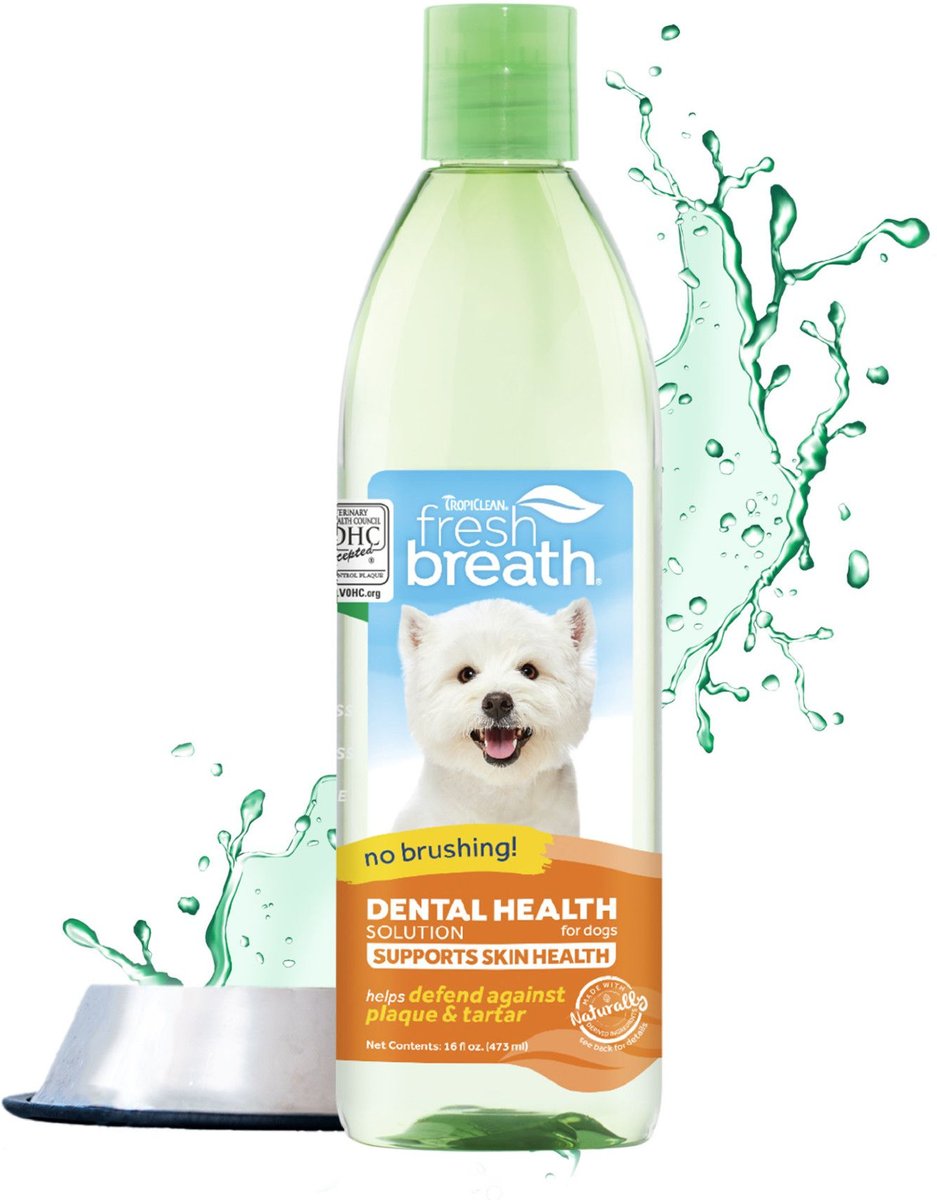 Tropiclean fresh breath water additive sales 33.8 ounce