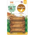Nylabone Healthy Edibles All-Natural Long Lasting Chicken Flavor Chew Dog Treats, X-Small, 8 count