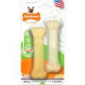 Nylabone FlexiChew Twin Pack Chicken & Original Flavored Dog Chew Toy, X-Small