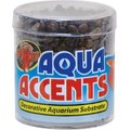 Zoo Med Aqua Accents Dark River Pebbles Decorative Substrate, 0.5-lb bag