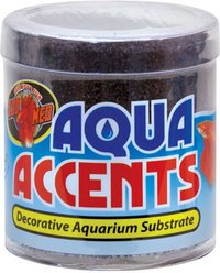 Zoo Med Aqua Accents Midnight Black Sand Decorative Substrate, 0.5-lb bag