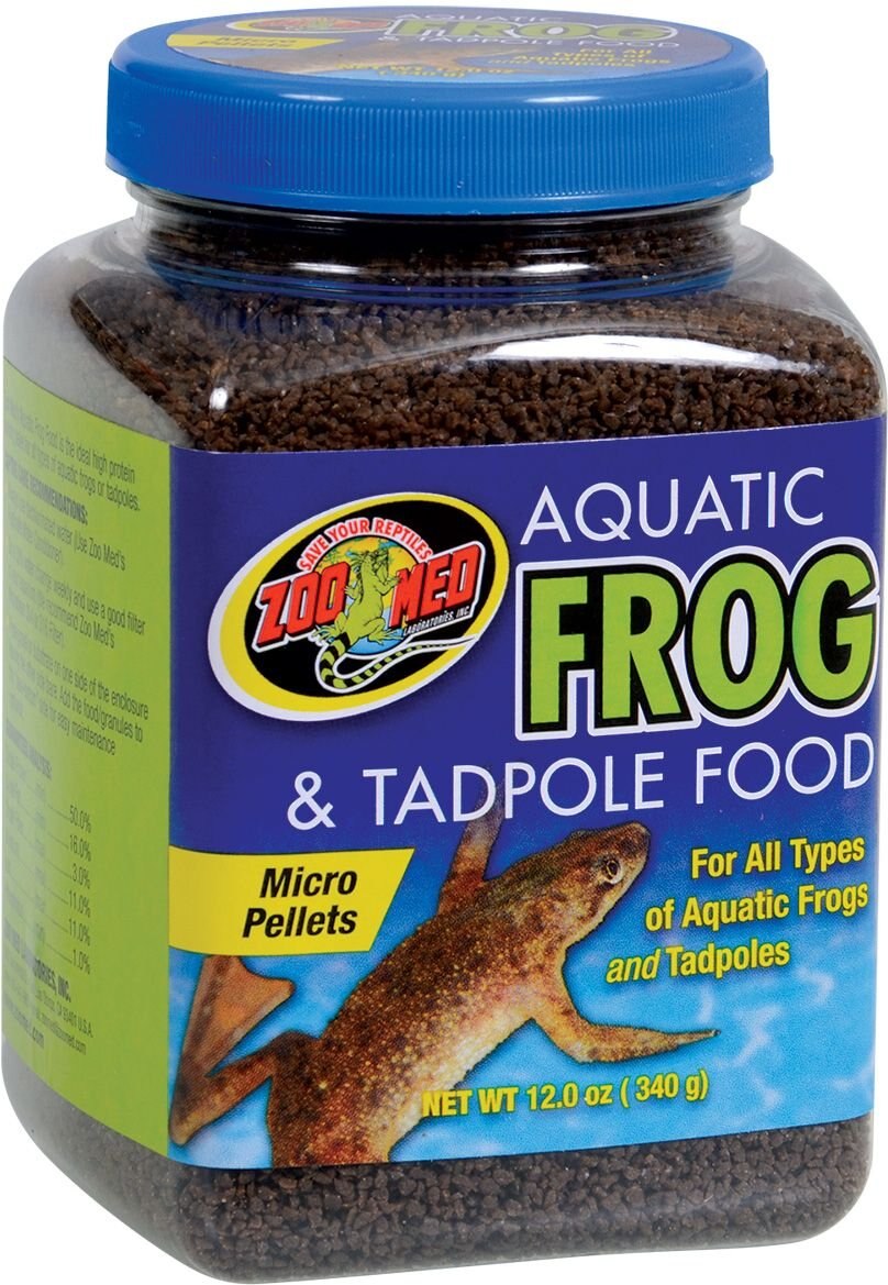ZOO MED Aquatic Frog & Tadpole Food, 12oz jar