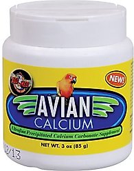 Zoo Med Avian Calcium Bird Supplement, 3-oz pouch