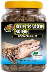 Zoo Med Blue Tongue Skink Food Crumbles, 8-oz pouch