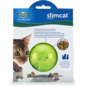 PetSafe SlimCat Interactive Cat Feeder, Green, 0.66-cup
